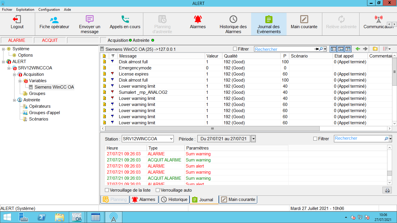 Filter configuration