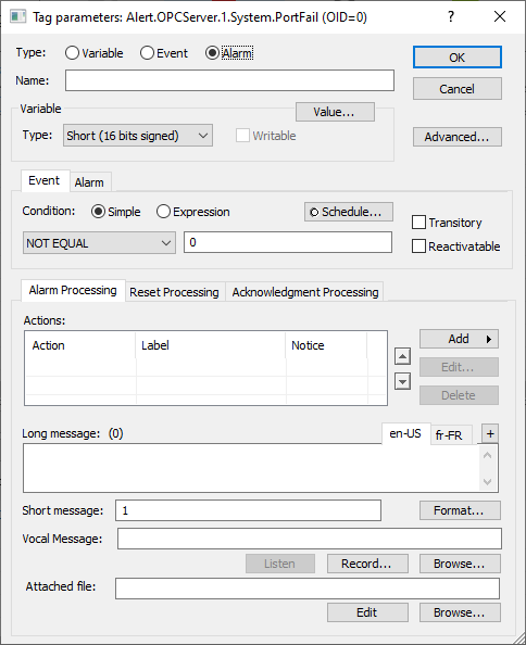 Confirm variable