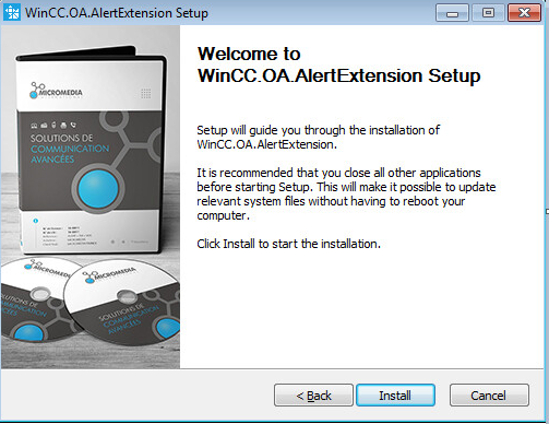 Click Install